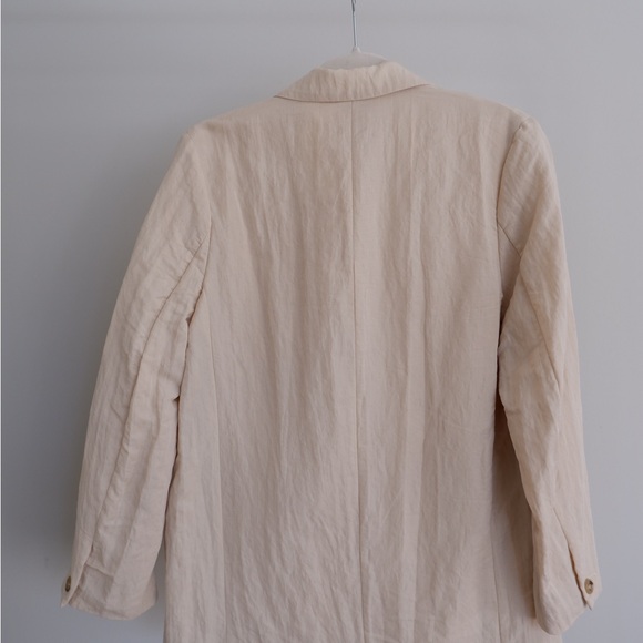 Samsoe Samsoe Cream Oversized Blazer - Picture 2 of 2
